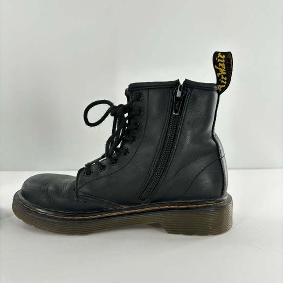 Dr. Martens 1460 J. Lace Up Side Zipper Combat Boots Size US 1 - Picture 4 of 12